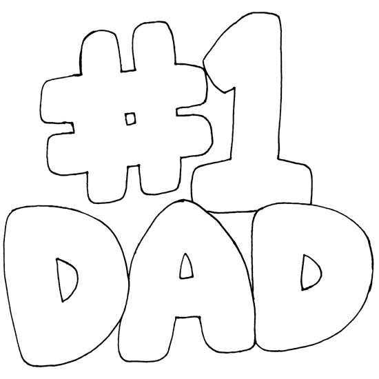 Coloring page: Dad (Characters) #103664 - Printable coloring pages