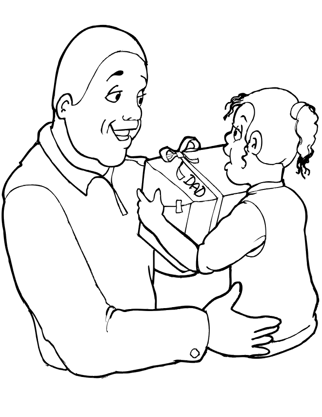 Coloring page: Dad (Characters) #103677 - Printable coloring pages