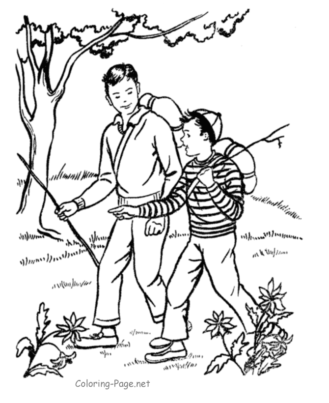 Coloring page: Dad (Characters) #103691 - Free Printable Coloring Pages