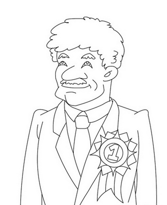 Coloring page: Dad (Characters) #103727 - Free Printable Coloring Pages