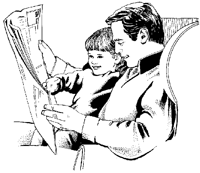 Coloring page: Dad (Characters) #103741 - Printable coloring pages