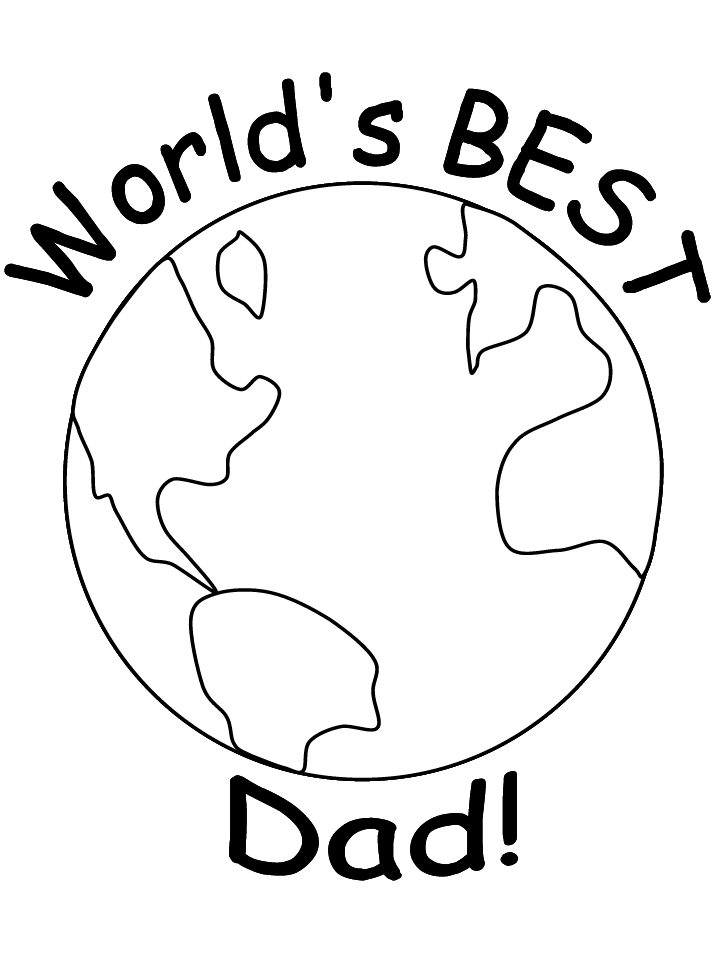 Coloring page: Dad (Characters) #103751 - Printable coloring pages