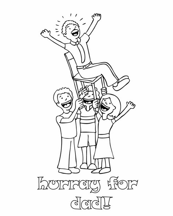 Coloring page: Dad (Characters) #103783 - Free Printable Coloring Pages