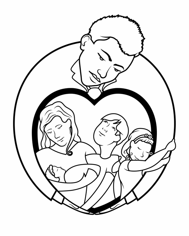 Coloring page: Dad (Characters) #103793 - Free Printable Coloring Pages