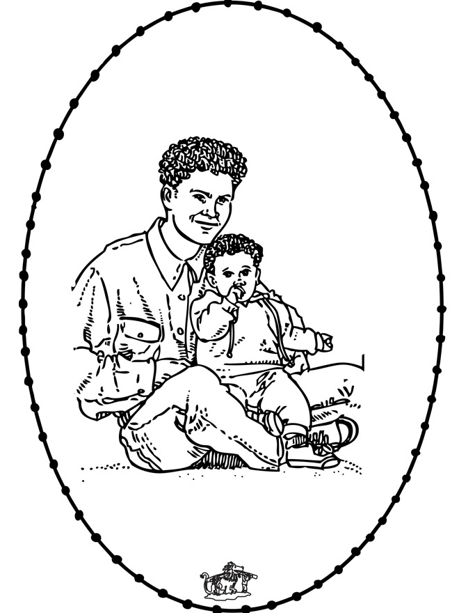 Coloring page: Dad (Characters) #103829 - Free Printable Coloring Pages