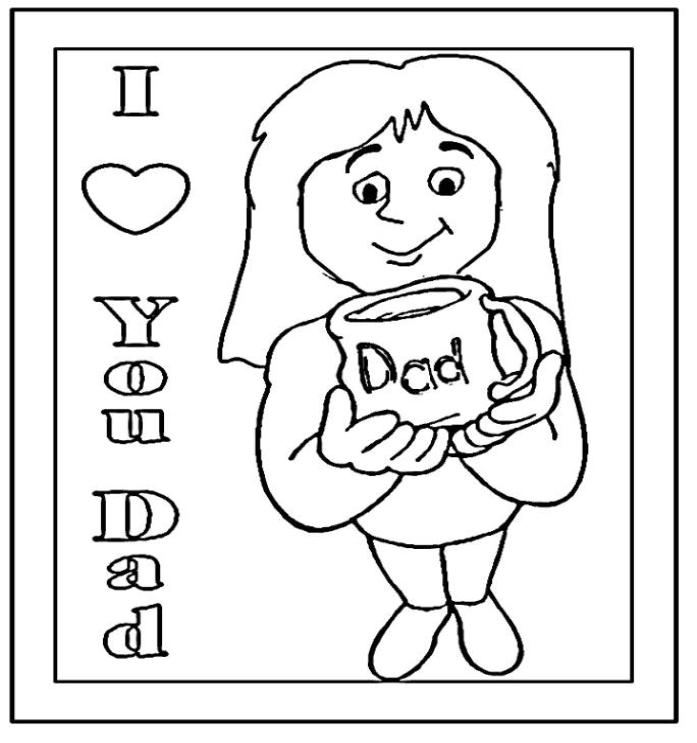 Coloring page: Dad (Characters) #103873 - Free Printable Coloring Pages