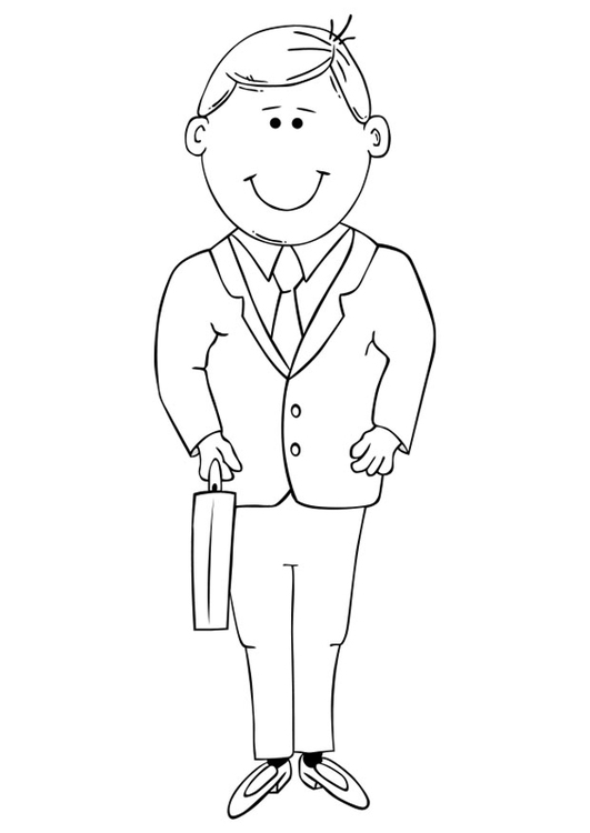 Coloring page: Dad (Characters) #103890 - Printable coloring pages