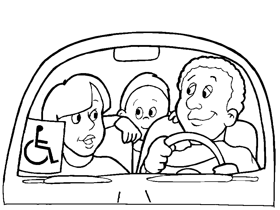 Coloring page: Disabled Person (Characters) #98431 - Free Printable Coloring Pages
