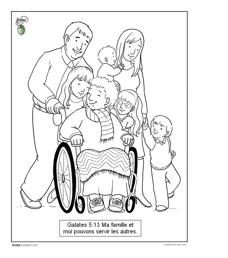 Coloring page: Disabled Person (Characters) #98437 - Free Printable Coloring Pages