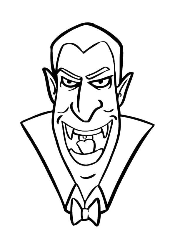 Free printable Dracula coloring page #204073 from Characters collection