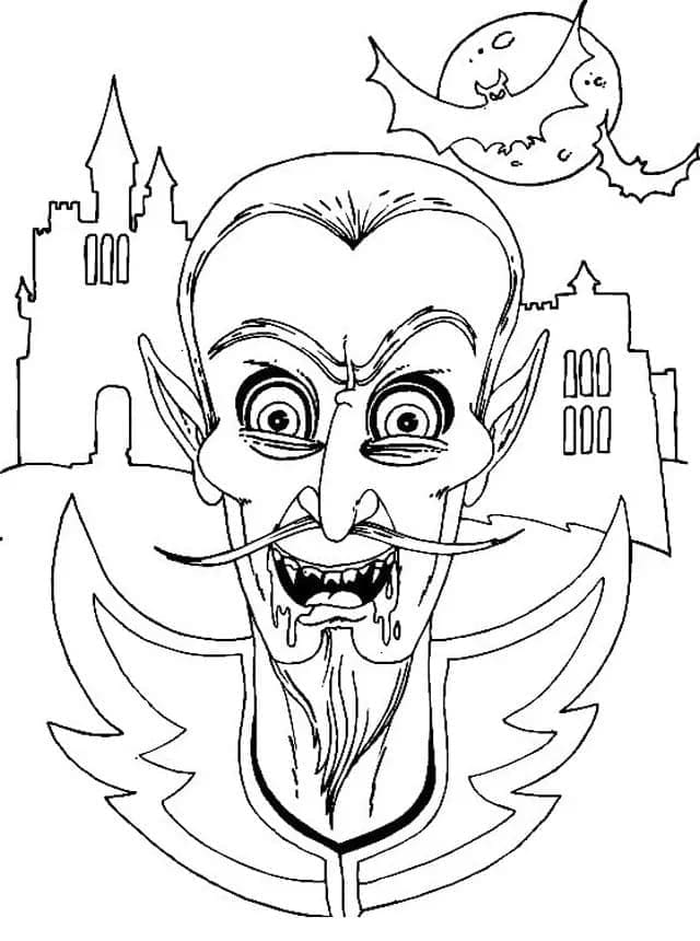 Free printable Dracula coloring page #204076 from Characters collection Free printable Dracula coloring page #204076 from Characters collection