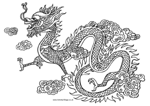 Coloring page: Dragon (Characters) #148395 - Printable coloring pages
