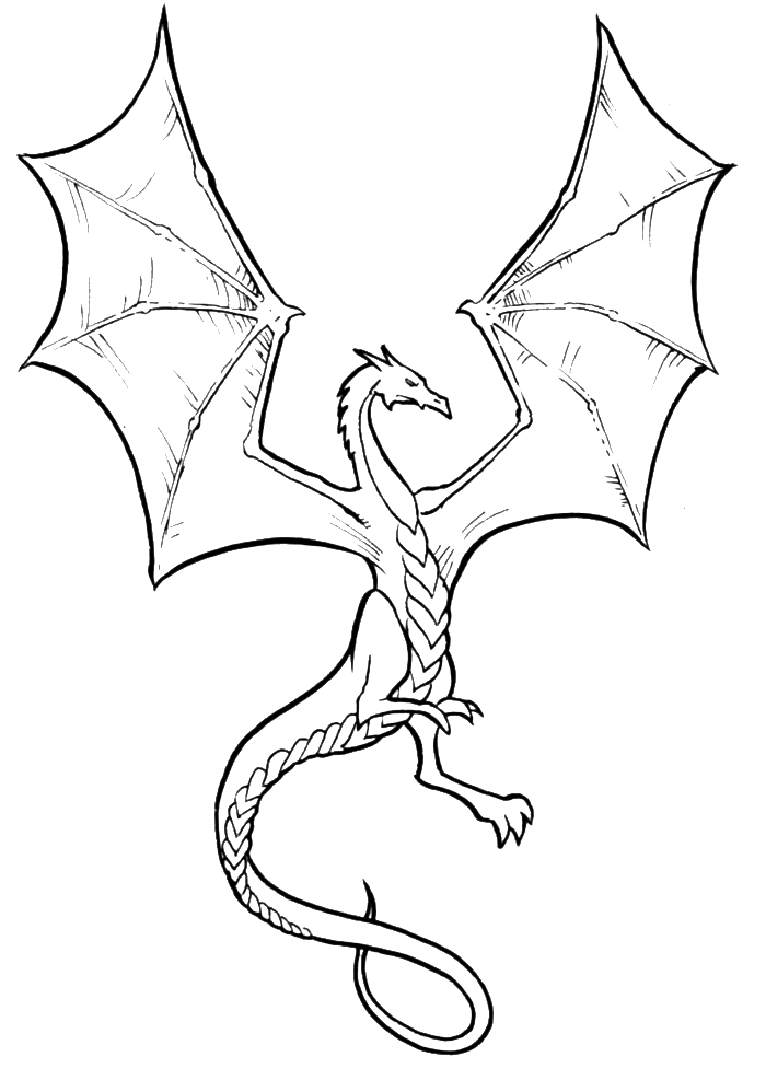 Coloring page: Dragon (Characters) #148401 - Free Printable Coloring Pages