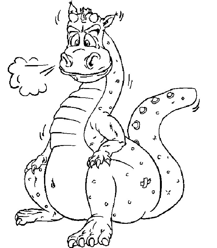 Coloring page: Dragon (Characters) #148408 - Free Printable Coloring Pages