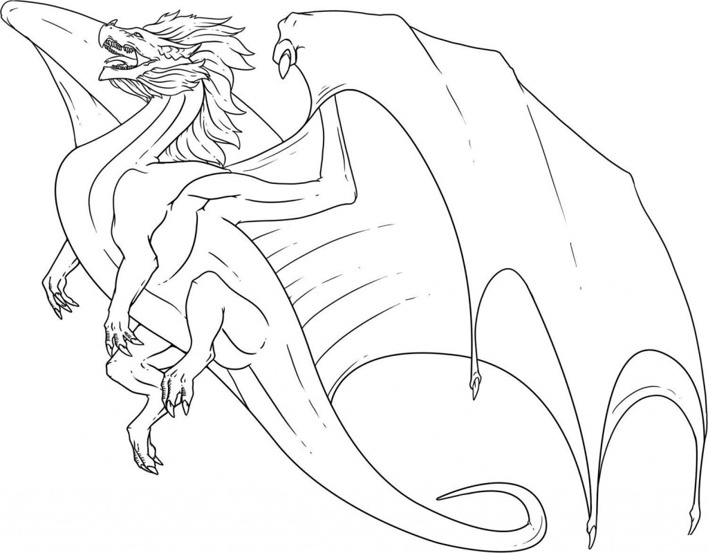 Coloring page: Dragon (Characters) #148427 - Free Printable Coloring Pages