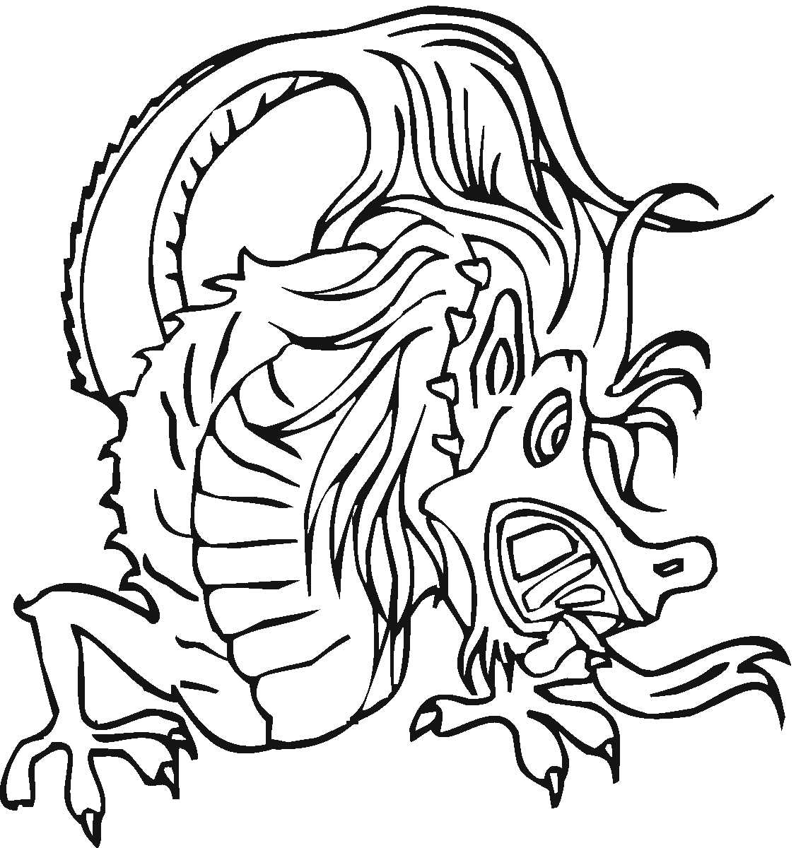 Coloring page: Dragon (Characters) #148461 - Printable coloring pages