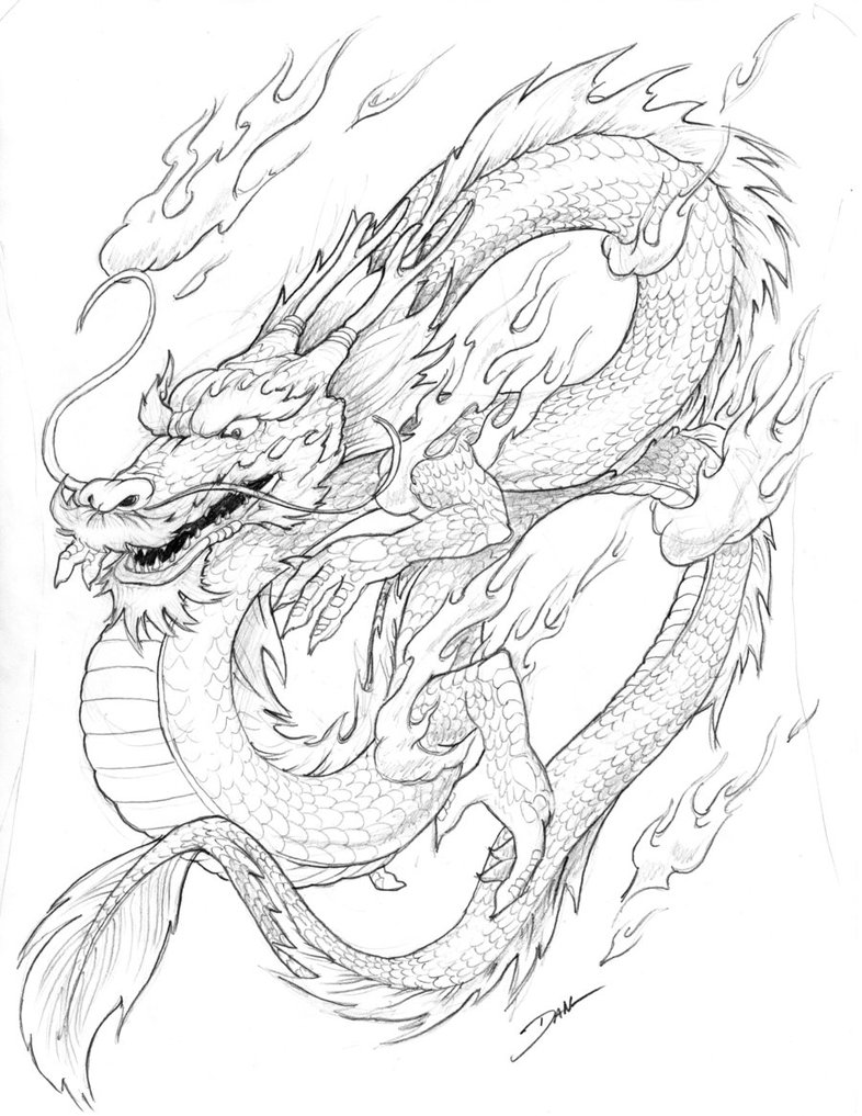 Coloring page: Dragon (Characters) #148466 - Free Printable Coloring Pages