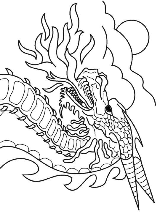 Coloring page: Dragon (Characters) #148503 - Free Printable Coloring Pages