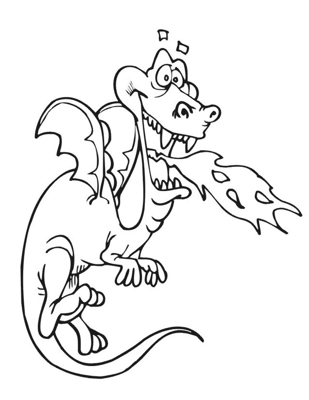 Coloring page: Dragon (Characters) #148510 - Printable coloring pages