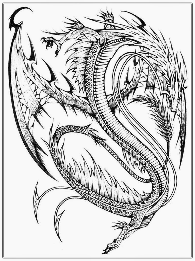 drawing dragon 148522 characters printable coloring pages
