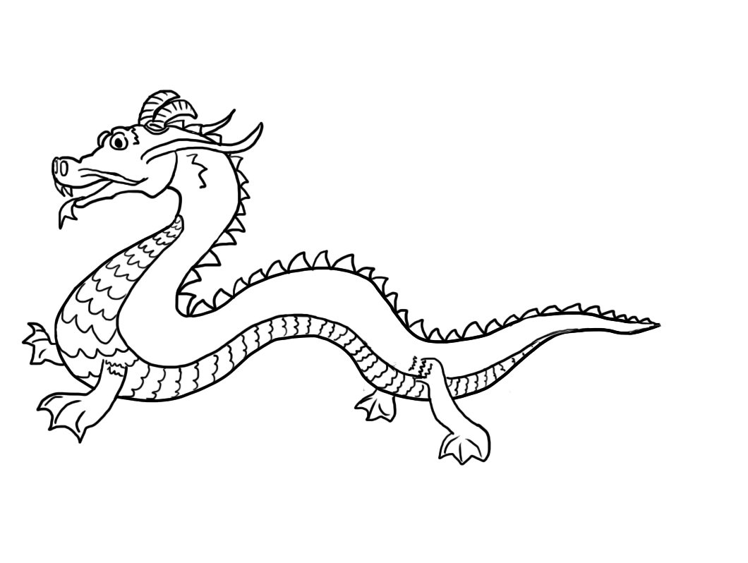 Coloring page: Dragon (Characters) #148532 - Free Printable Coloring Pages