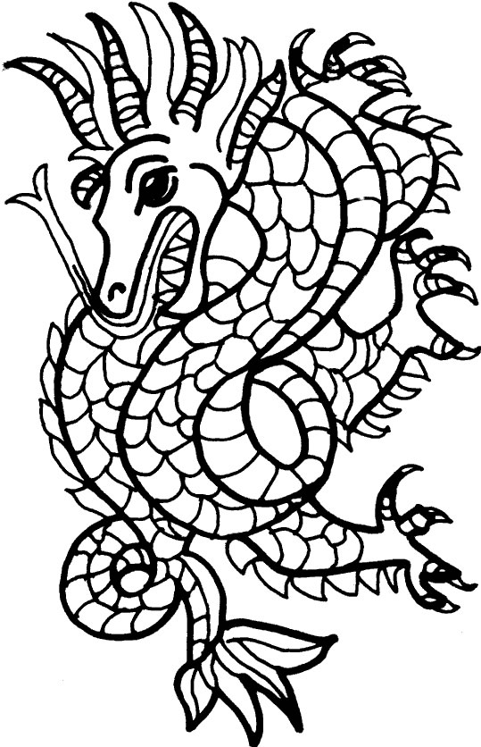 Coloring page: Dragon (Characters) #148535 - Free Printable Coloring Pages