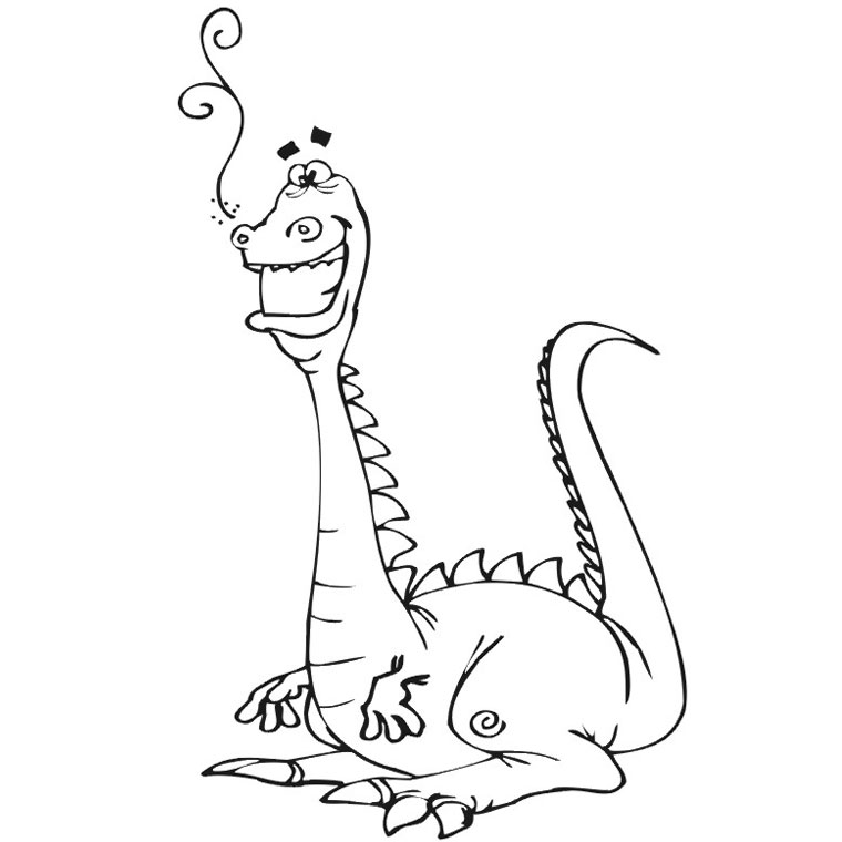 Coloring page: Dragon (Characters) #148568 - Free Printable Coloring Pages