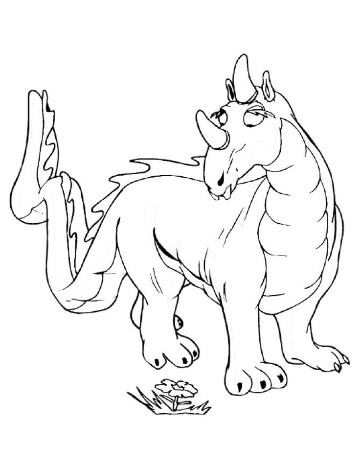 Coloring page: Dragon (Characters) #148576 - Free Printable Coloring Pages