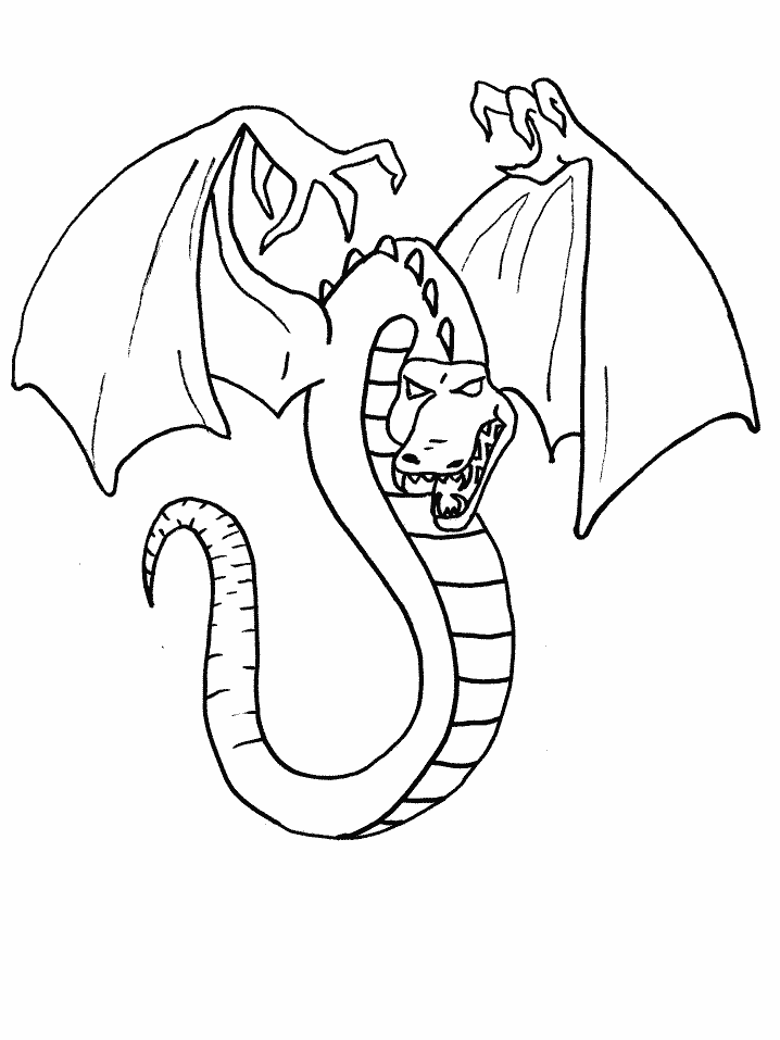 Coloring page: Dragon (Characters) #148583 - Free Printable Coloring Pages
