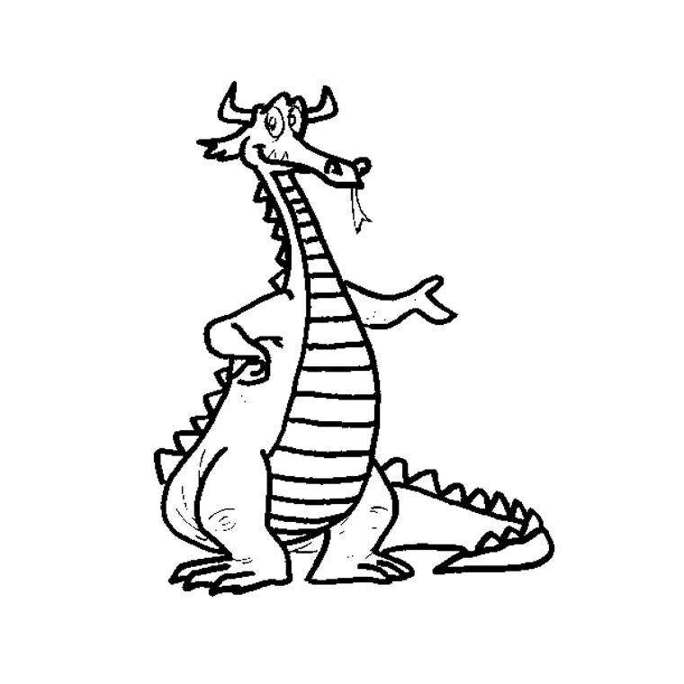 Coloring page: Dragon (Characters) #148613 - Free Printable Coloring Pages