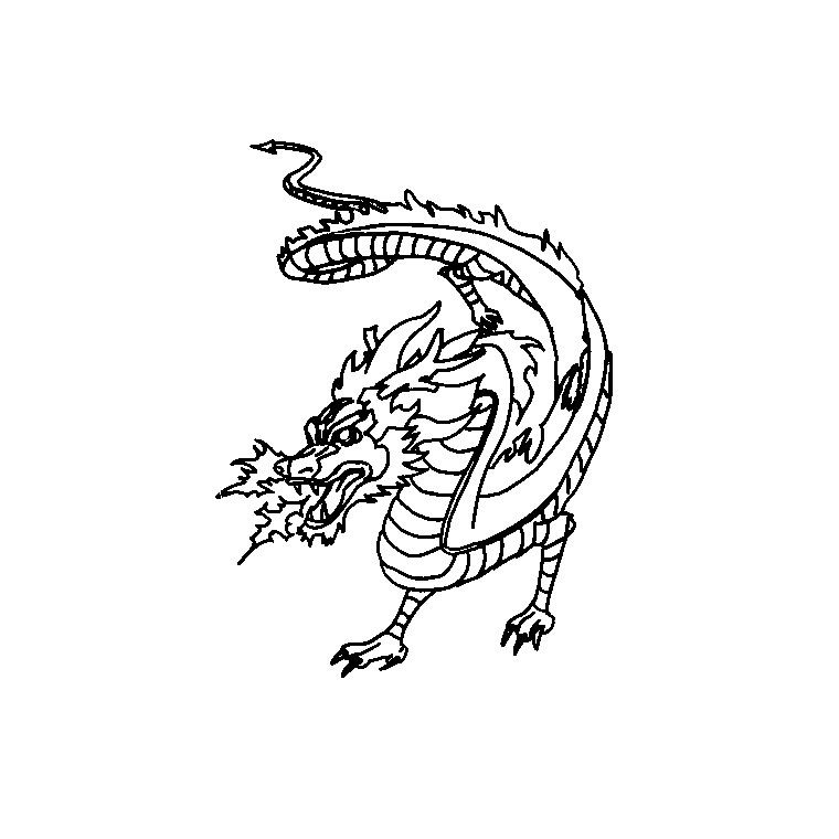 Coloring page: Dragon (Characters) #148616 - Printable coloring pages