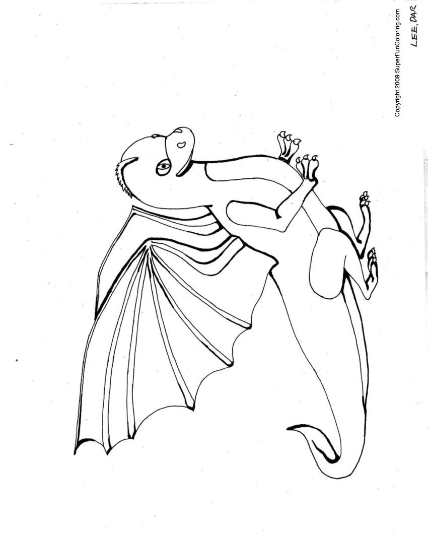 Coloring page: Dragon (Characters) #148637 - Free Printable Coloring Pages