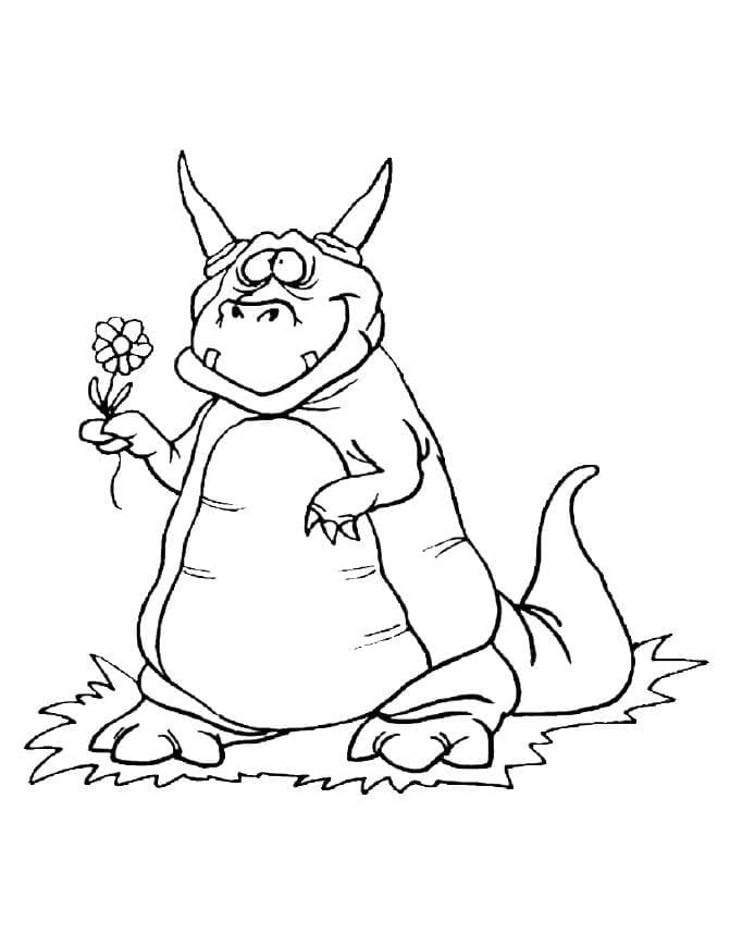 Free printable Dragon coloring page #173287 from Characters collection