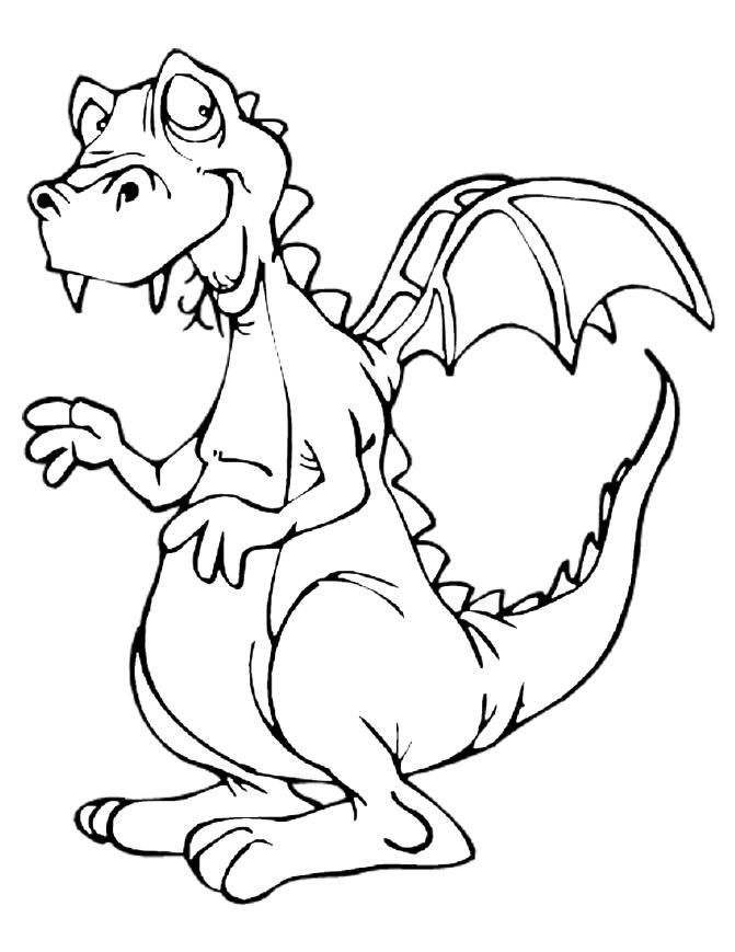 Free printable Dragon coloring page #5699 from Characters collection
