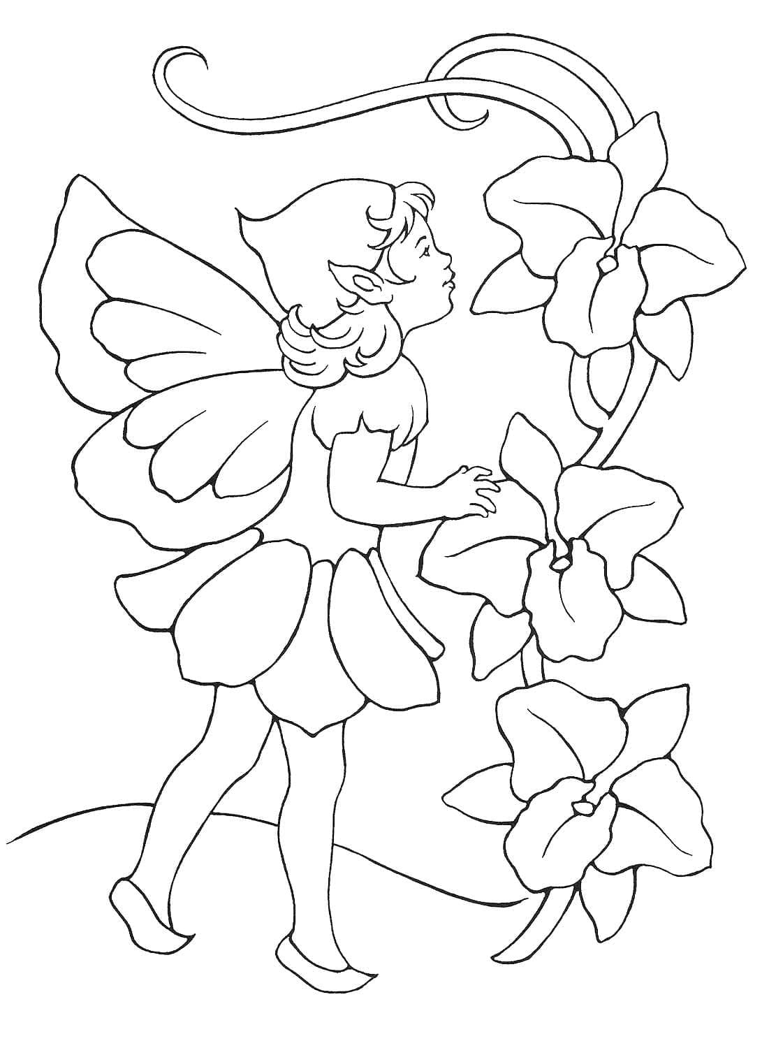 Free printable Elf coloring page #193713 from Characters collection