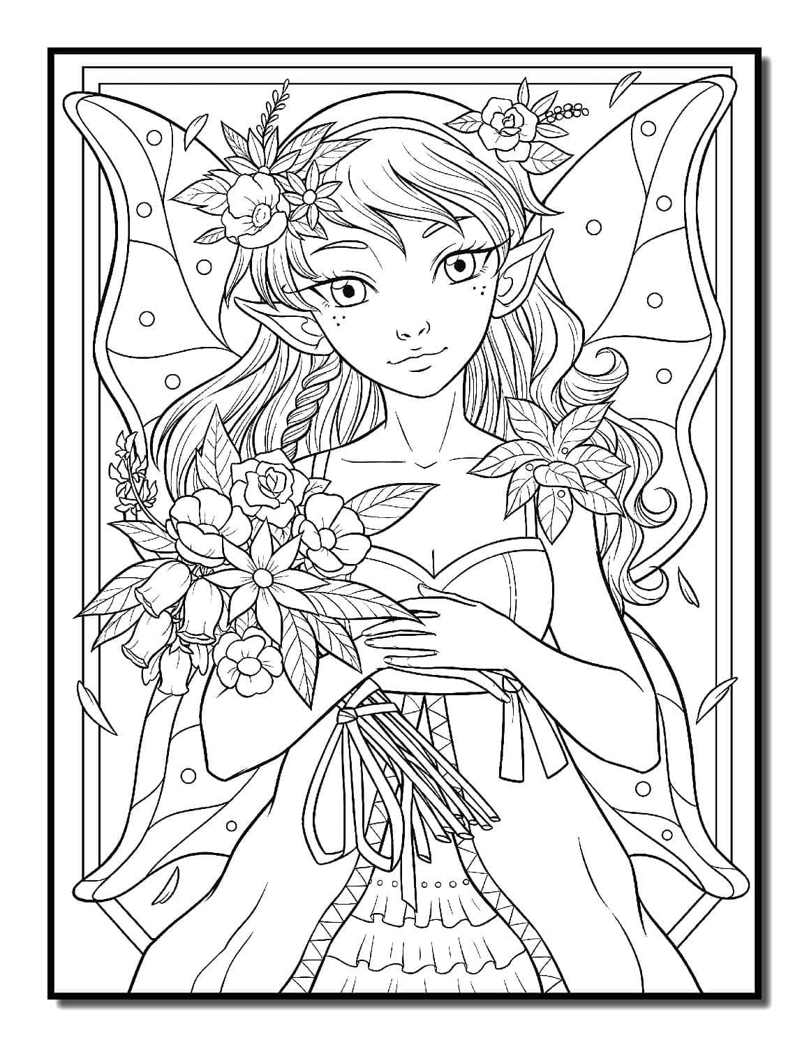 Free printable Elf coloring page #193724 from Characters collection
