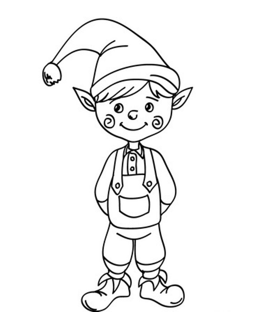 Coloring page: Elf (Characters) #93858 - Printable coloring pages