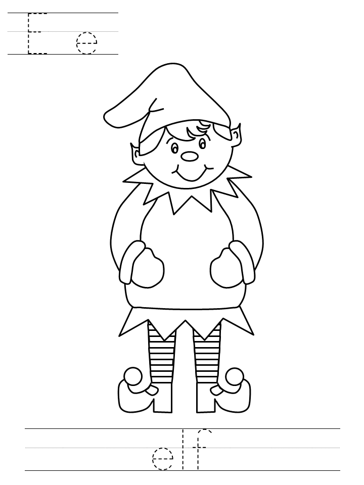 Coloring page: Elf (Characters) #93861 - Free Printable Coloring Pages
