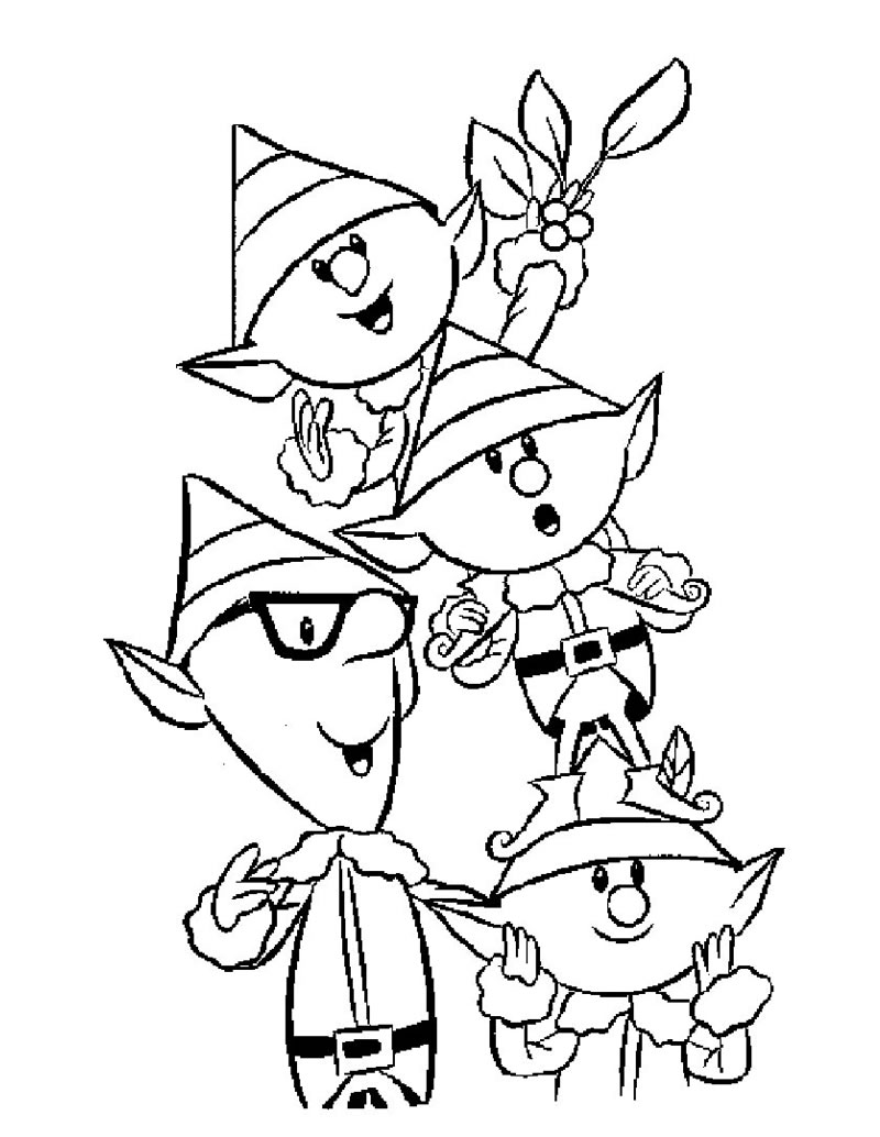 Coloring page: Elf (Characters) #93866 - Printable coloring pages