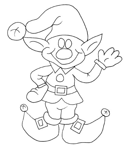 Coloring page: Elf (Characters) #93869 - Printable coloring pages