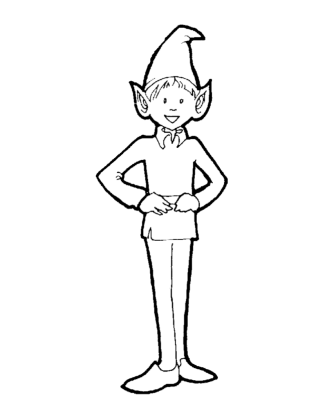 Coloring page: Elf (Characters) #93878 - Printable coloring pages
