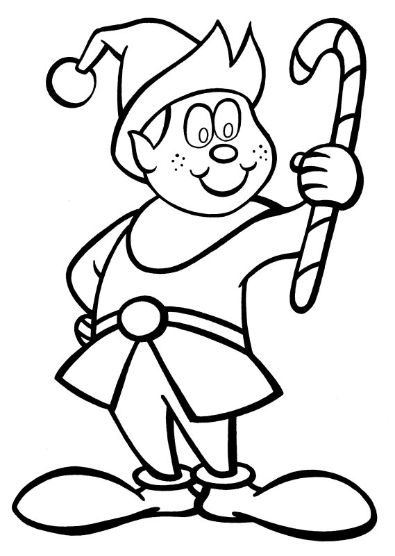 Coloring page: Elf (Characters) #93879 - Free Printable Coloring Pages