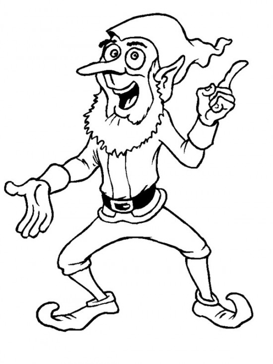 Coloring page: Elf (Characters) #93882 - Free Printable Coloring Pages