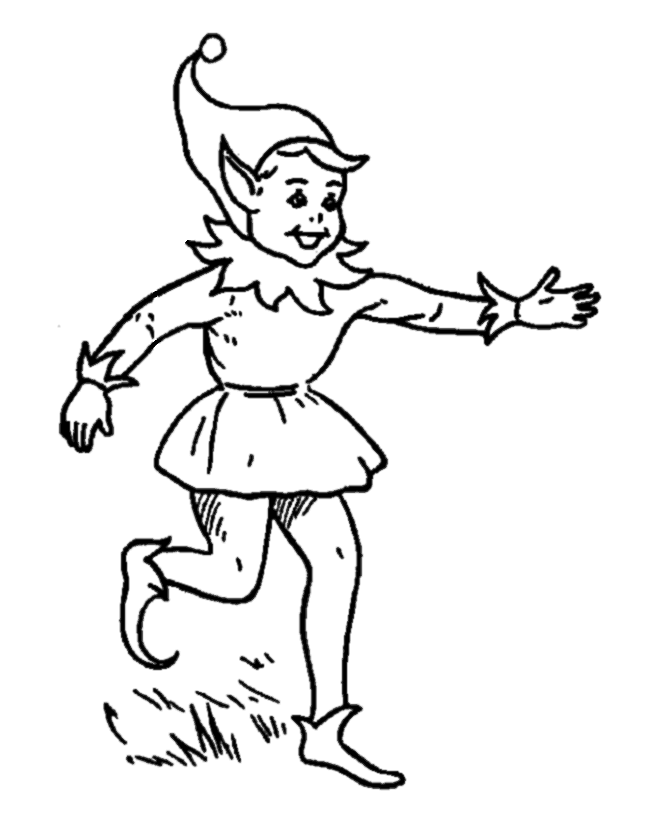 Coloring page: Elf (Characters) #93889 - Free Printable Coloring Pages