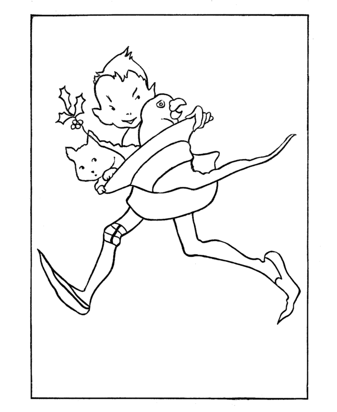 Coloring page: Elf (Characters) #93914 - Printable coloring pages