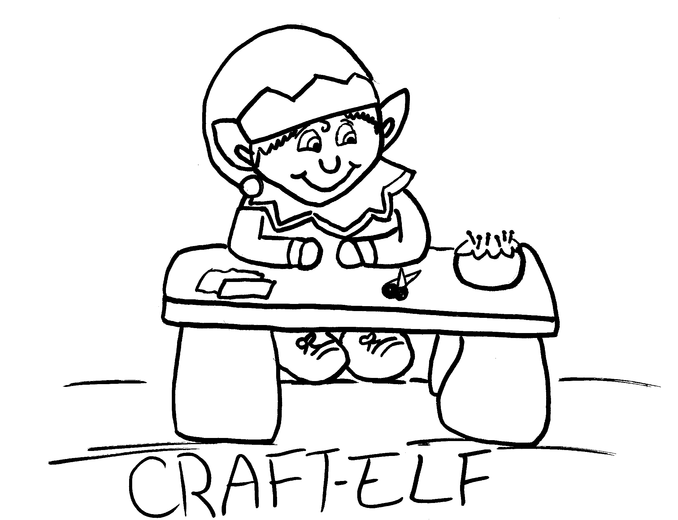 Coloring page: Elf (Characters) #93920 - Printable coloring pages