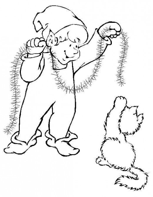 Coloring page: Elf (Characters) #93926 - Free Printable Coloring Pages