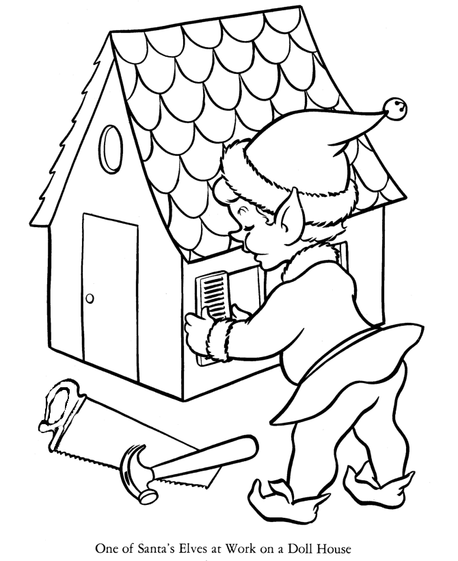 Coloring page: Elf (Characters) #93927 - Printable coloring pages