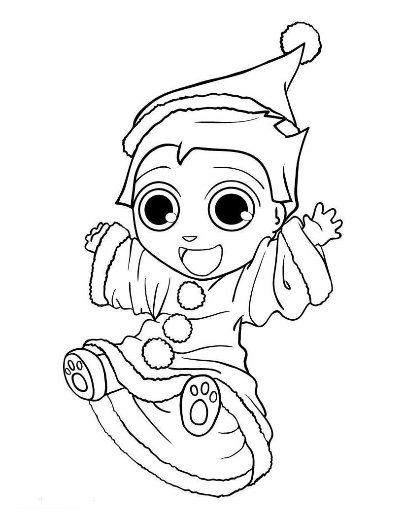 Coloring page: Elf (Characters) #93939 - Free Printable Coloring Pages