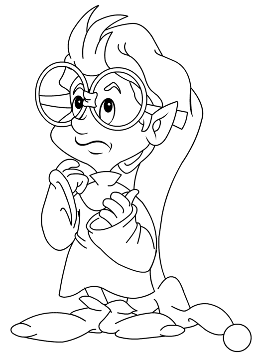 Coloring page: Elf (Characters) #93942 - Free Printable Coloring Pages